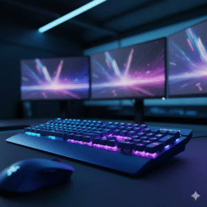 black printed coffee mug